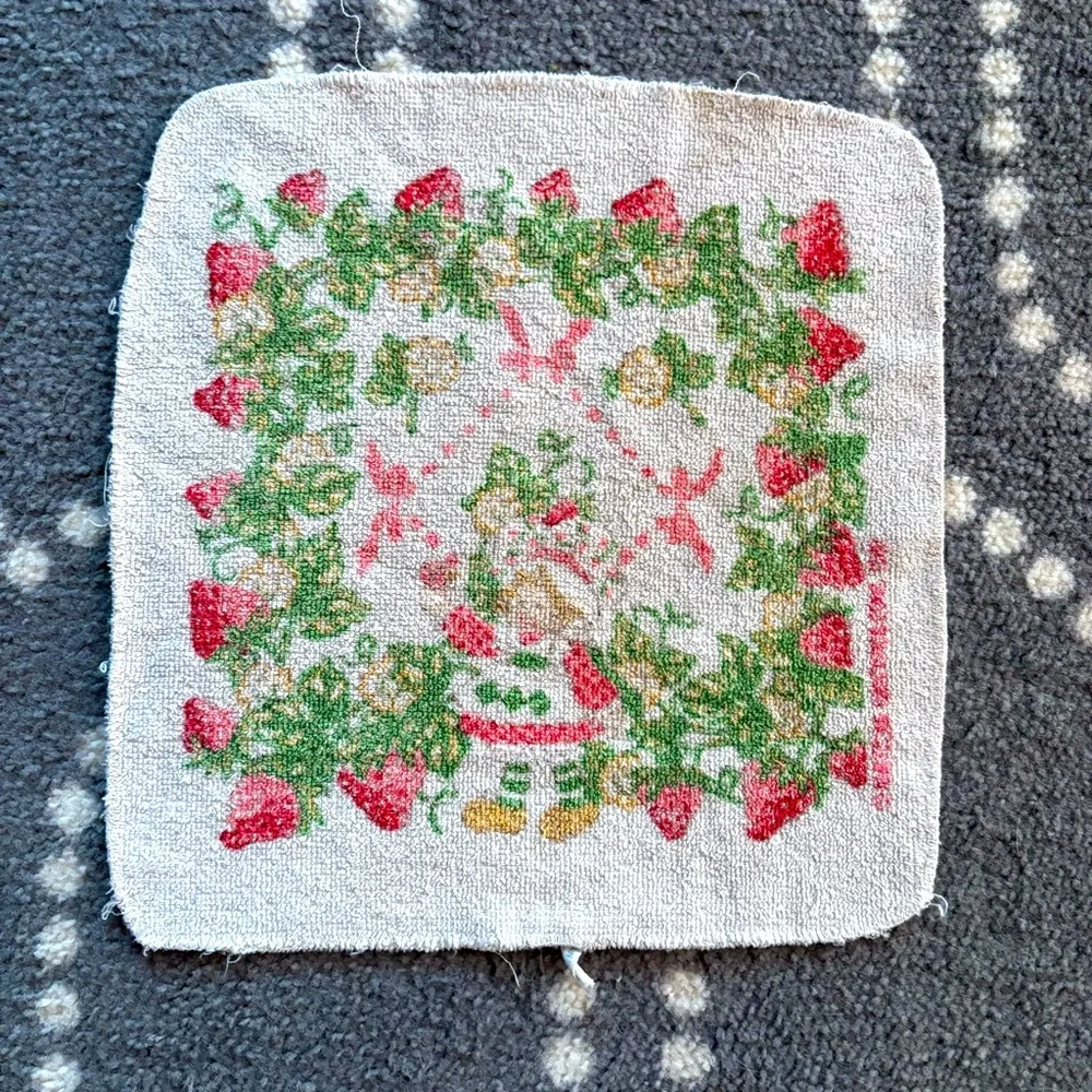 Strawberry Shortcake Vintage Washcloth